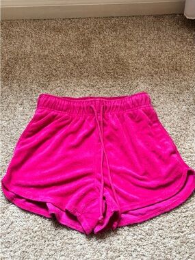 wild fable Hot Pink Terry Cloth Athletic Shorts
